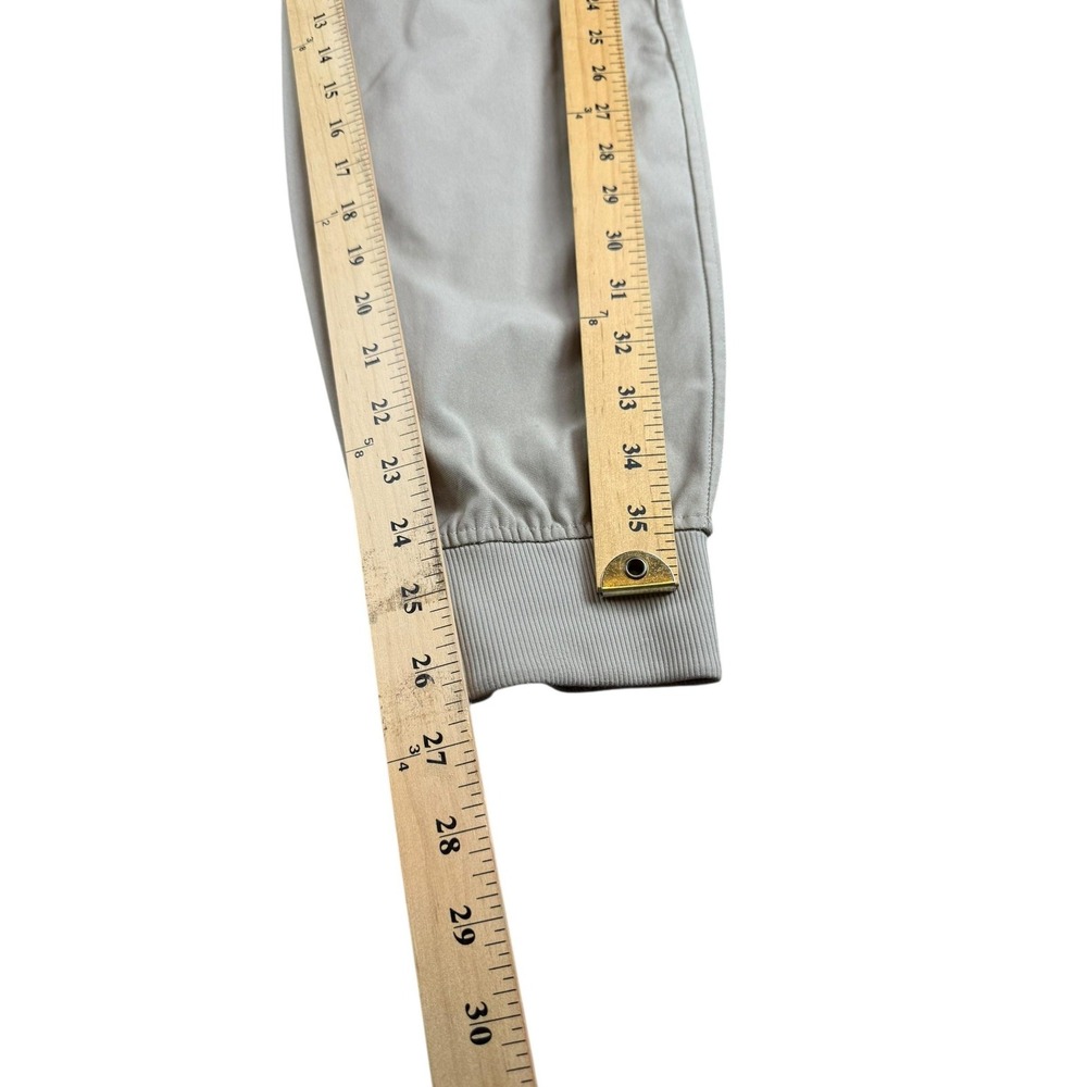 Lululemon Jogger Pants Women Small Beige 32 Tapered Cuffed Athletic Pockets Soft - Picture 10 of 10